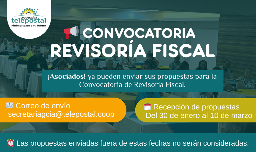 CONVOCATORIA PARA REVISORIA FISCAL