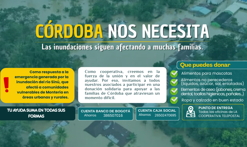 CORDOBA NOS NECESITA