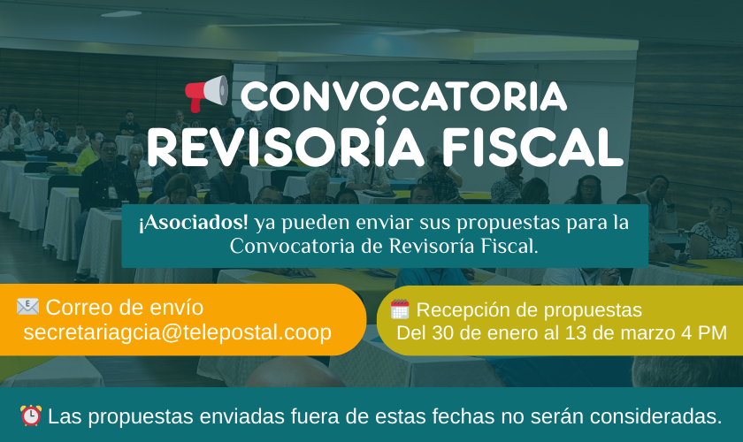 CONVOCATORIA PARA REVISORIA FISCAL